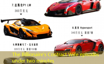 The Billionaire's Contract Wife episodes under two minutes