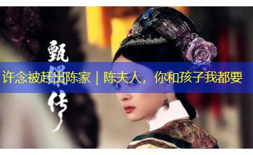 许念被赶出陈家｜陈夫人，你和孩子我都要